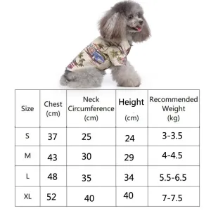 Pet Beach Shirt pro psy - Jarní a letní oblečení, Velikost: S (mořská modrá) TopTechnology