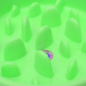Pet Bowl proti udušení PP miska (zelená) TopTechnology Pet Bowl proti udušení PP miska (zelená) TopTechnology