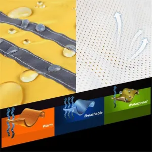 Skládací reflexní pruhovaný psí pláštěnka ve velikosti L (tmavě zelená) TopTechnology