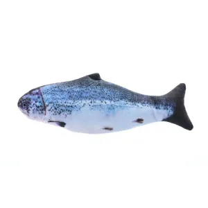 USB nabíjecí simulátor ryby pro kočky - interaktivní hračka, velikost: 30cm, styl: losos TopTechnology USB nabíjecí simulátor ryby pro kočky - interaktivní hračka, velikost: 30cm, styl: losos TopTechnology