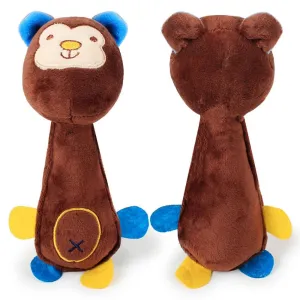 Hračka pro psy Funny Animal Shape - měkká plyšová s pískátkem (opice) TopTechnology