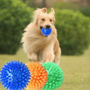 Hračky pro domácí mazlíčky: Pet Sounding Toy - Ježek míč pro velké psy, průměr 6.5cm TopTechnology