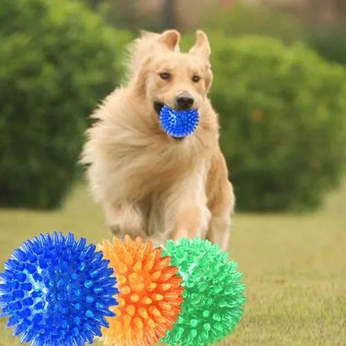 Hračky pro domácí mazlíčky: Pet Sounding Toy - Ježek míč pro velké psy, průměr 6.5cm TopTechnology