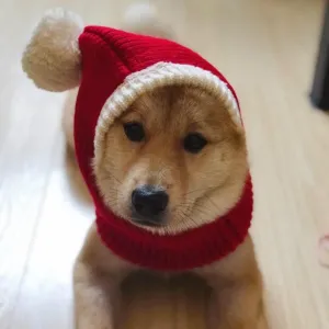 Pet Autumn & Winter Woolen Christmas Hat, vel. L TopTechnology Pet Autumn & Winter Woolen Christmas Hat, vel. L TopTechnology
