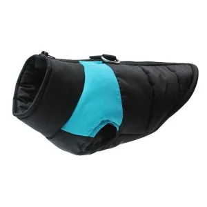 Pet Dog Cotton Vest Ski Suit, Velikost: 5XL, Hrudník: 68cm, Délka zad: 60cm (Modrý) TopTechnology