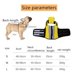Plovací vesta pro psy Pet Life Jacket Airbag, velikost S TopTechnology