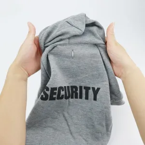 Podzimní a zimní fleecový svetr pro psy s kapucí, velikost L (námořnická modrá) TopTechnology