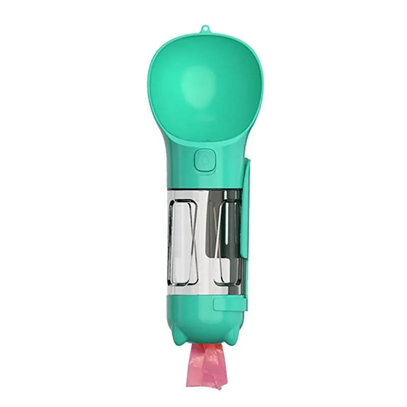 3v1 Bezpečná Nádoba na Vodu pro Psy, Přenosná Lahvička, 300ml (Jezero Modrá) TopTechnology