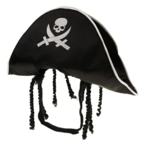 Čepice pro domácí mazlíčky - Pirateský klobouk pro kočky a psy, velikost: univerzální TopTechnology