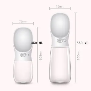 Cestovní láhev na vodu pro domácí zvířata 350 ml (modrá) TopTechnology