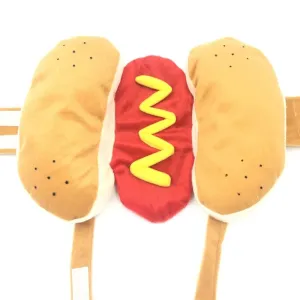 Kostým pro psa a kočku v hot dog stylu - Halloween, velikost S TopTechnology Kostým pro psa a kočku v hot dog stylu - Halloween, velikost S TopTechnology