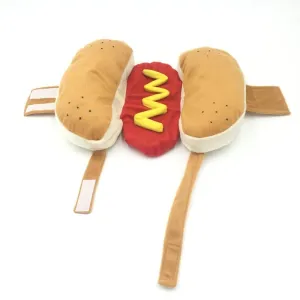 Kostým pro psa a kočku v hot dog stylu - Halloween, velikost S TopTechnology Kostým pro psa a kočku v hot dog stylu - Halloween, velikost S TopTechnology