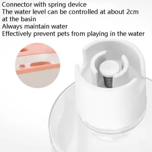 Miska pro domácí zvířata Love s automatickým vodním zásobníkem (šedá) TopTechnology