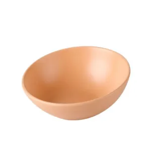 Miska pro kočky a psy 15cm/300ml, keramická, styl: Miska (oranžová) TopTechnology