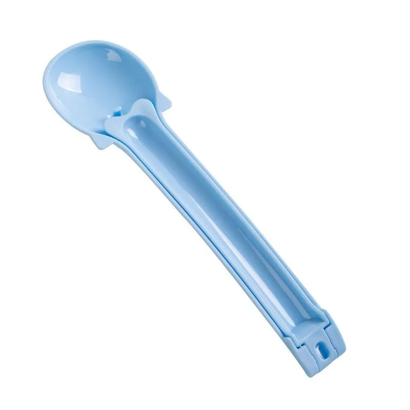 Miska pro kočky Cat Feeder Cat Strip Squeeze - Multifunkční lžíce (modrá) TopTechnology