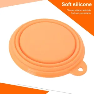 Přenosná stretchable silikonová miska na krmení pro psy a kočky (náhodná barva) TopTechnology