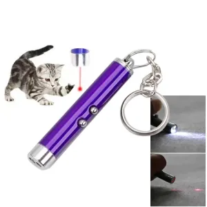 LED laserová tužka pro kočky s červeným bodem (fialová) TopTechnology LED laserová tužka pro kočky s červeným bodem (fialová) TopTechnology