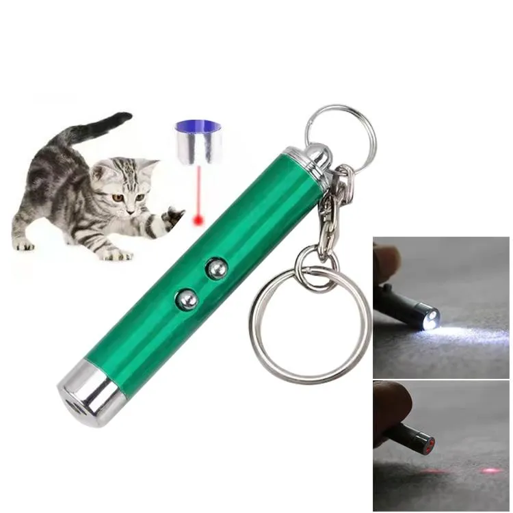 LED Červený Bod Fancy Kočka Zábavná Laserová Pero (Zelené) TopTechnology