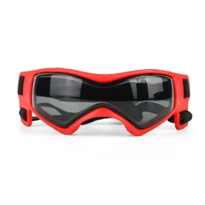 Brýle pro psy Pet Anti-UV se měkkým rámem (červené) TopTechnology