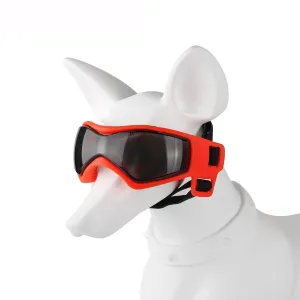 Brýle pro psy Pet Anti-UV se měkkým rámem (červené) TopTechnology