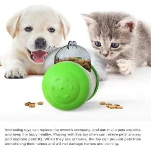 Hračka pro domácí mazlíčky - Pet Swing Bear s vyvážením a únikem potravy (Růžová Bílá) TopTechnology