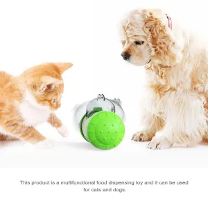 Hračka pro domácí mazlíčky - Pet Swing Bear s vyvážením a únikem potravy (Růžová Bílá) TopTechnology