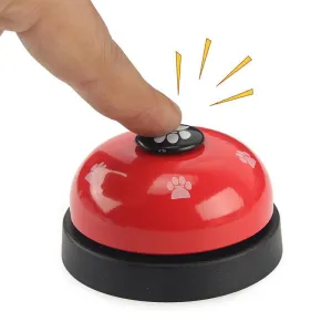 Hračka pro domácí mazlíčky - Pet Toy Training Dinner Small Bell Footprint Ring pro psy (Růžová) TopTechnology