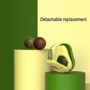 Hračky pro kočky: Catnip Balls a Avocado Teaser pro čištění zubů (Mint Ball) TopTechnology