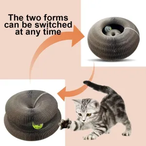LM1012 Organ Cat Scratching Board - Hračky pro Kočky s Zvonkáčkem TopTechnology