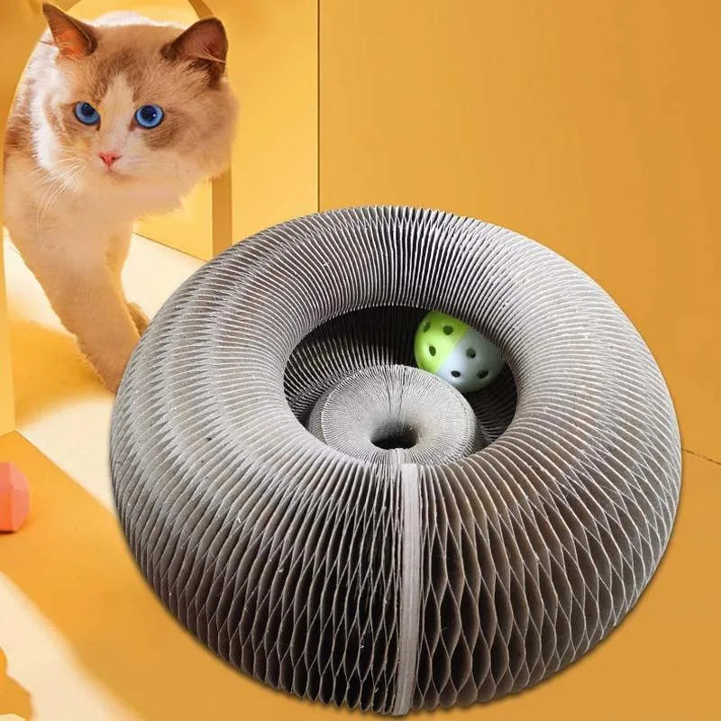 LM1012 Organ Cat Scratching Board - Hračky pro Kočky s Zvonkáčkem TopTechnology