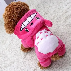 Hřejivý kabátek pro psy Pet Coral Fleece - velikost S (růžový) TopTechnology
