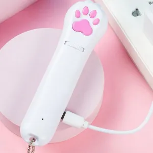 Interaktivní projektor pro kočky - USB dobíjecí projektor s LED vzory a červeným laserem TopTechnology