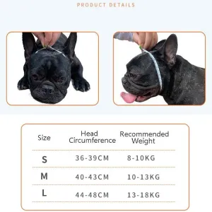 Kryt úst pro psy Bulldog - Plochý obličej - Antisnídání, Antikousání, Voděodolný - S (Černý) TopTechnology