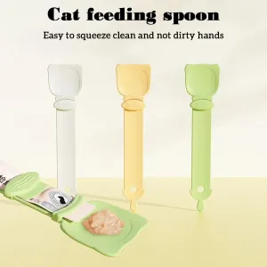 Mísa pro kočky Cat Strip Squeezer - lžíce na krmení v zelené barvě TopTechnology Mísa pro kočky Cat Strip Squeezer - lžíce na krmení v zelené barvě TopTechnology