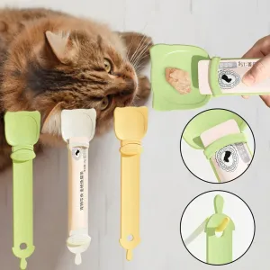 Mísa pro kočky Cat Strip Squeezer - lžíce na krmení v zelené barvě TopTechnology Mísa pro kočky Cat Strip Squeezer - lžíce na krmení v zelené barvě TopTechnology