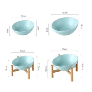 Miska na krmivo pro psy a kočky 18cm/600ml keramická, styl: Miska (modrá) TopTechnology Miska na krmivo pro psy a kočky 18cm/600ml keramická, styl: Miska (modrá) TopTechnology