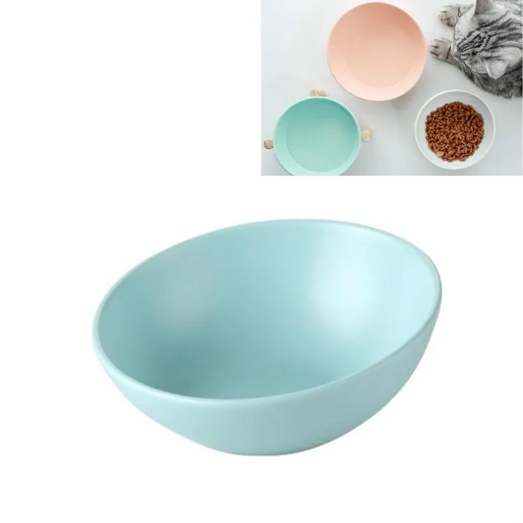 Miska na krmivo pro psy a kočky 18cm/600ml keramická, styl: Miska (modrá) TopTechnology