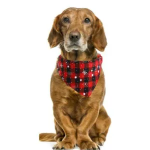 Pet Triangle Towel Vánoční Sněhová Vločka Ručník pro Psy, Velikost:L (Červená) TopTechnology Pet Triangle Towel Vánoční Sněhová Vločka Ručník pro Psy, Velikost:L (Červená) TopTechnology