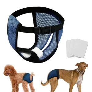 Prodyšné fyziologické kalhoty pro psy černé XL: 50-59cm TopTechnology