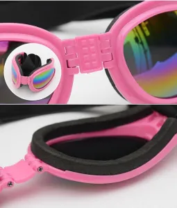 Skládací polarizační brýle pro psy UV400 - modré TopTechnology