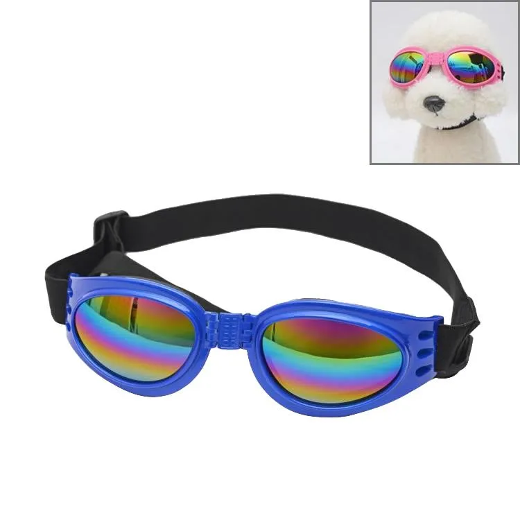Skládací polarizační brýle pro psy UV400 - modré TopTechnology