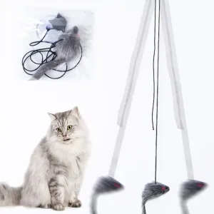 Závěsný pružný dráždící hračky pro kočky (Myš) - 1.8m TopTechnology